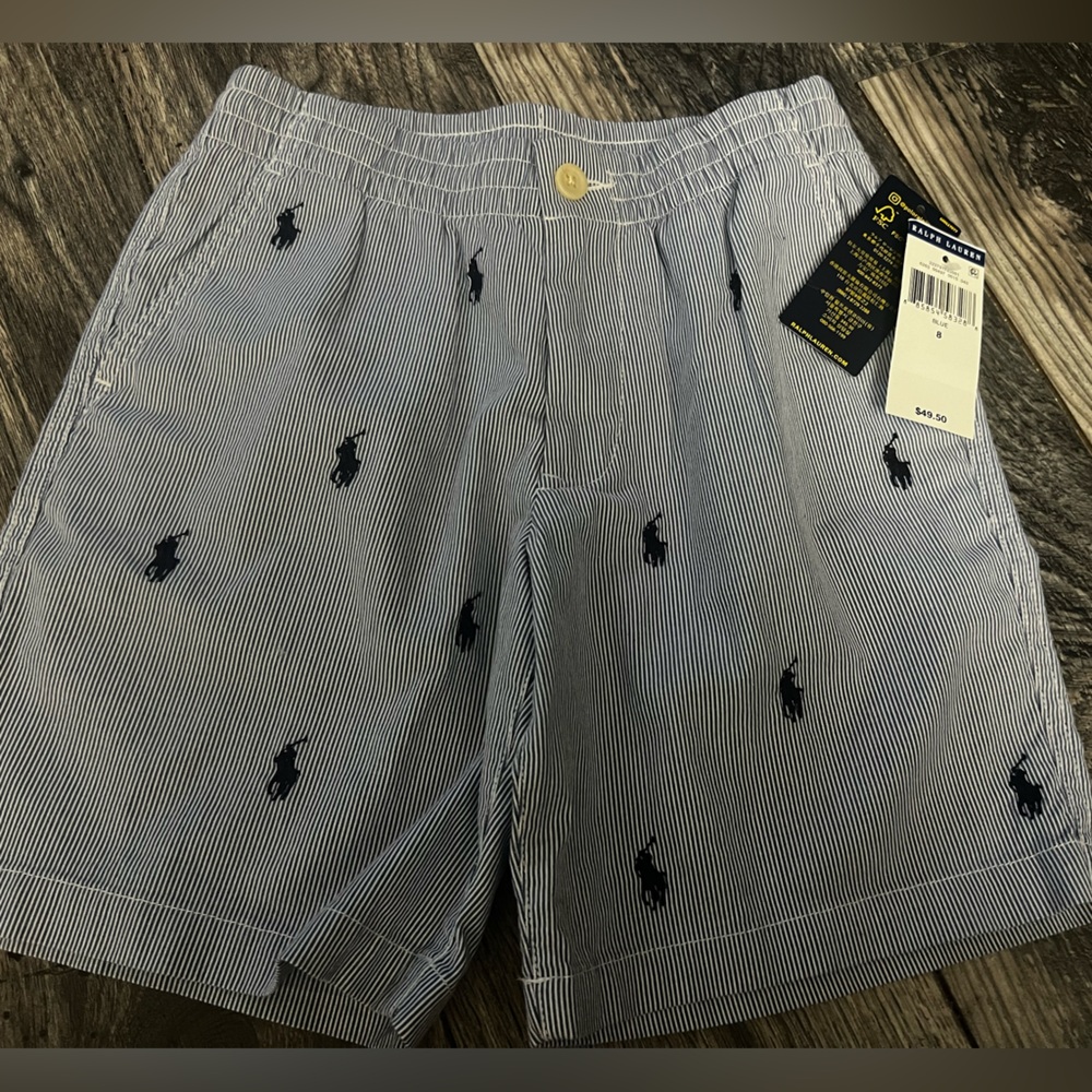 Polo shorts brand new Seersucker